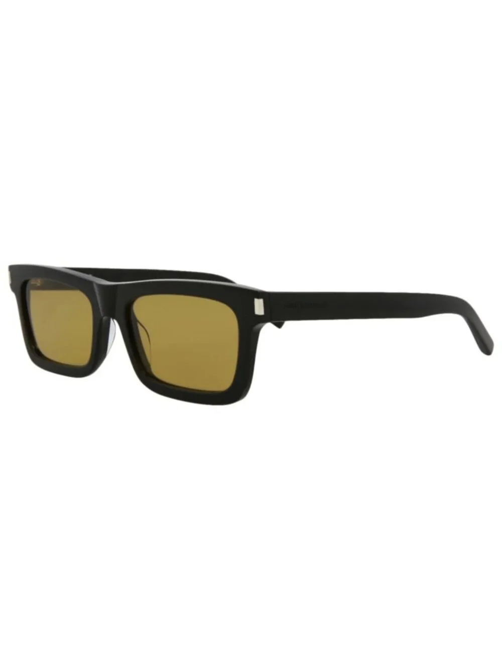 New Saint Laurent Women's Sunglasses Square Rectangle Acetate Frame Black